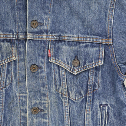 Levi's Vintage Blue Denim Trucker Jacket Men Size 33 Cotton