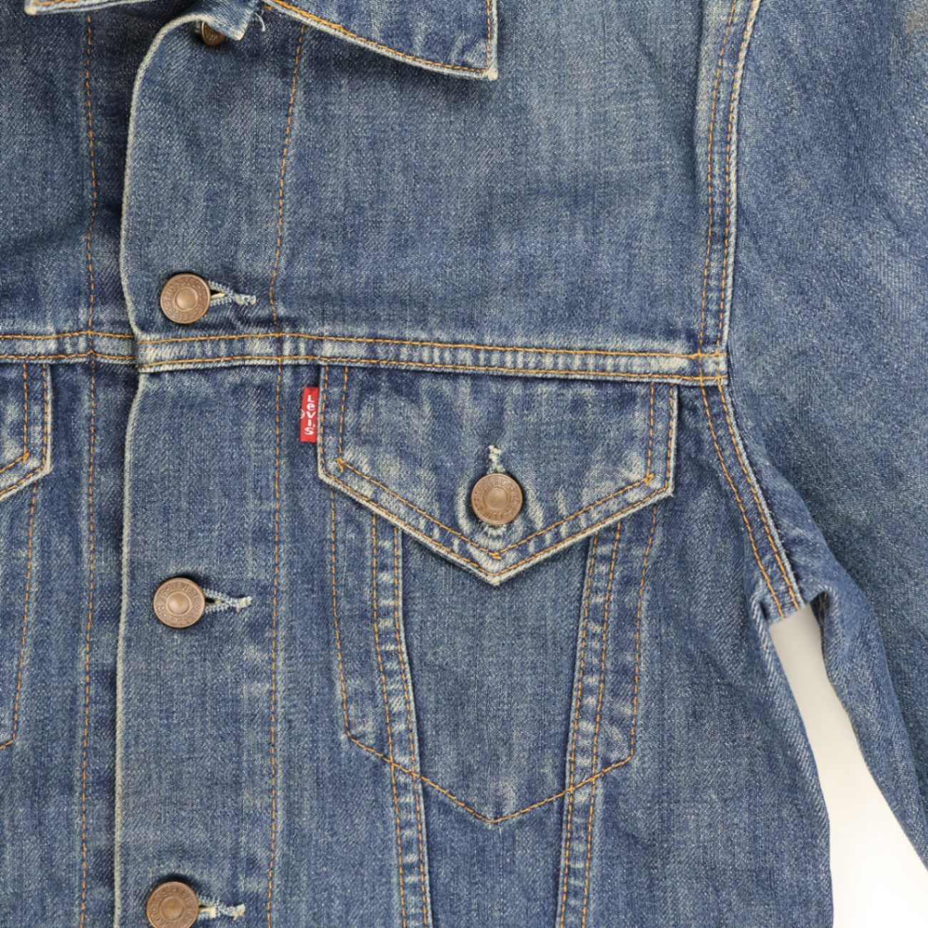 Levi's Vintage Denim Trucker Jacket Blue Small Cotton