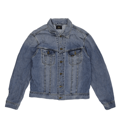 Lee Vintage Light Blue Denim Jacket XL Cotton Collared