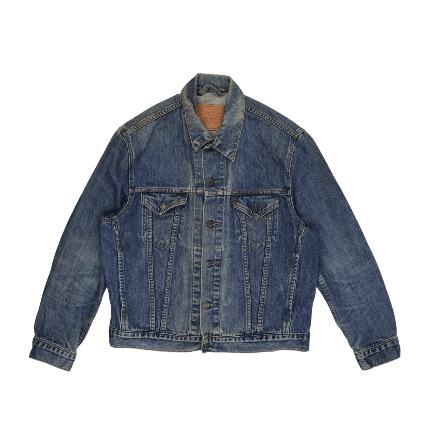 Levi's Vintage 70550 Denim Trucker Jacket Blue Medium Cotton