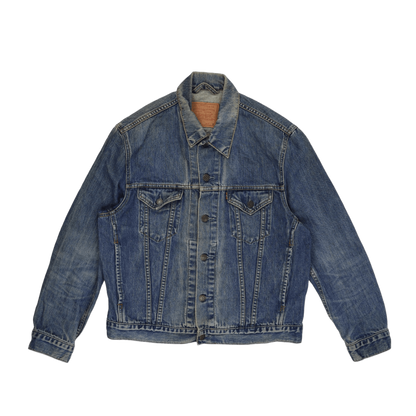 Levi's Vintage 70550 Denim Trucker Jacket Blue Medium Cotton