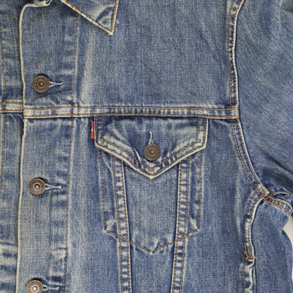 Levi's Vintage 70550 Denim Trucker Jacket Blue Medium Cotton