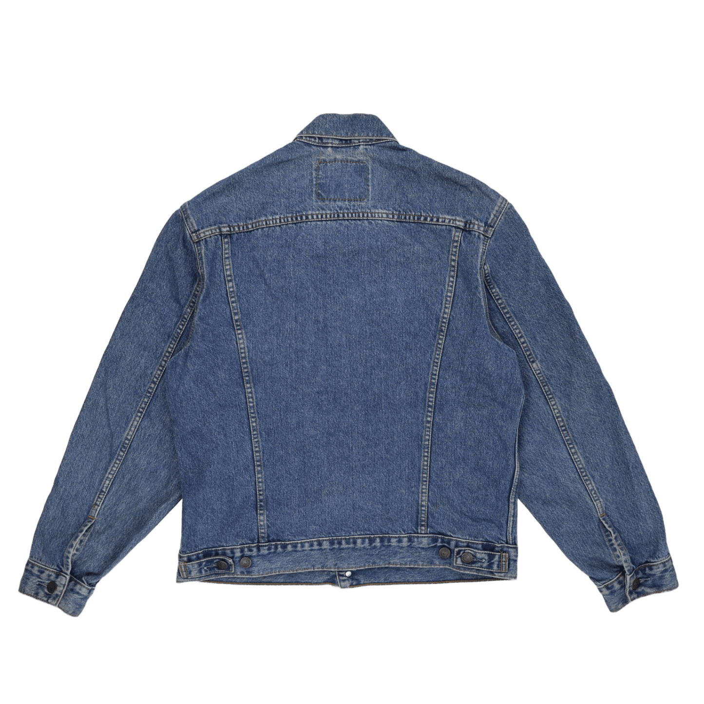 Levi's Vintage Medium Blue Denim Trucker Jacket Men's Medium 100% Cotton