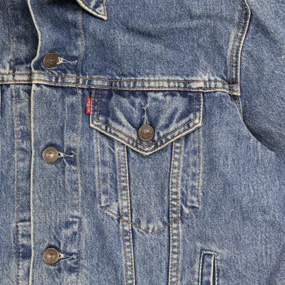 Levi's Vintage Medium Blue Denim Trucker Jacket Men's Medium 100% Cotton