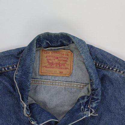 Levi's Vintage Medium Blue Denim Trucker Jacket Men's Medium 100% Cotton