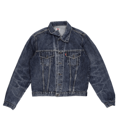 Levi's Vintage Blue Denim Jacket Men Size L 100% Cotton Collared