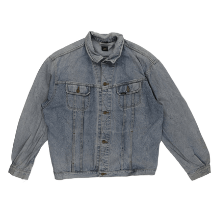 Lee Vintage Light Blue Denim Jacket Size Large Cotton