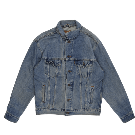 Levi's Vintage Light Blue Denim Trucker Jacket Size L Cotton for Men