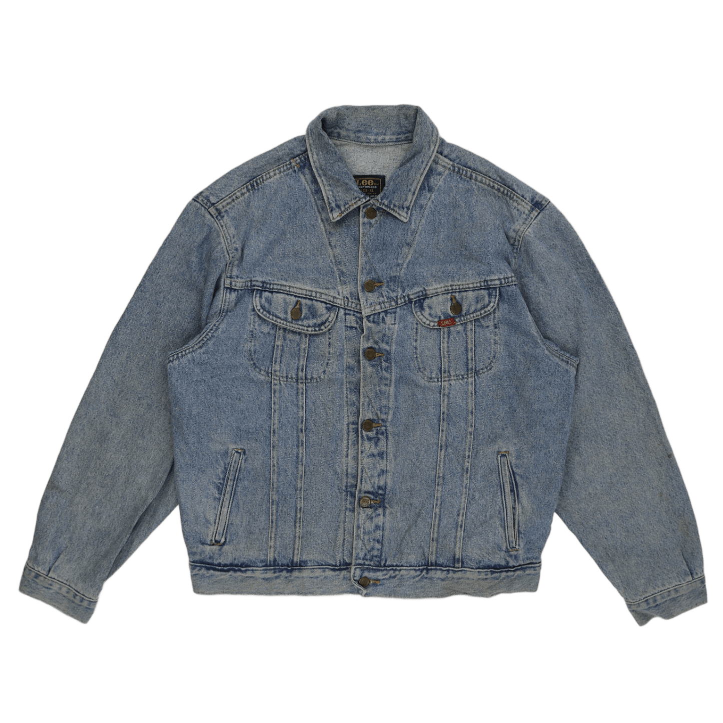 Lee Vintage Blue Denim Jacket Men's XL Cotton