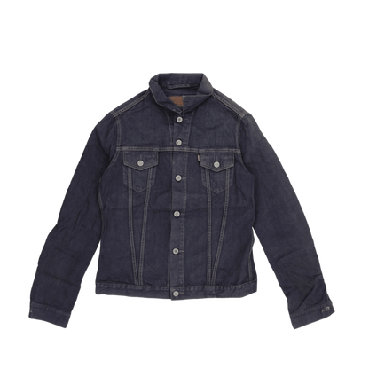 Levi's Vintage Indigo Denim Trucker Jacket Large Cotton Denim Collared