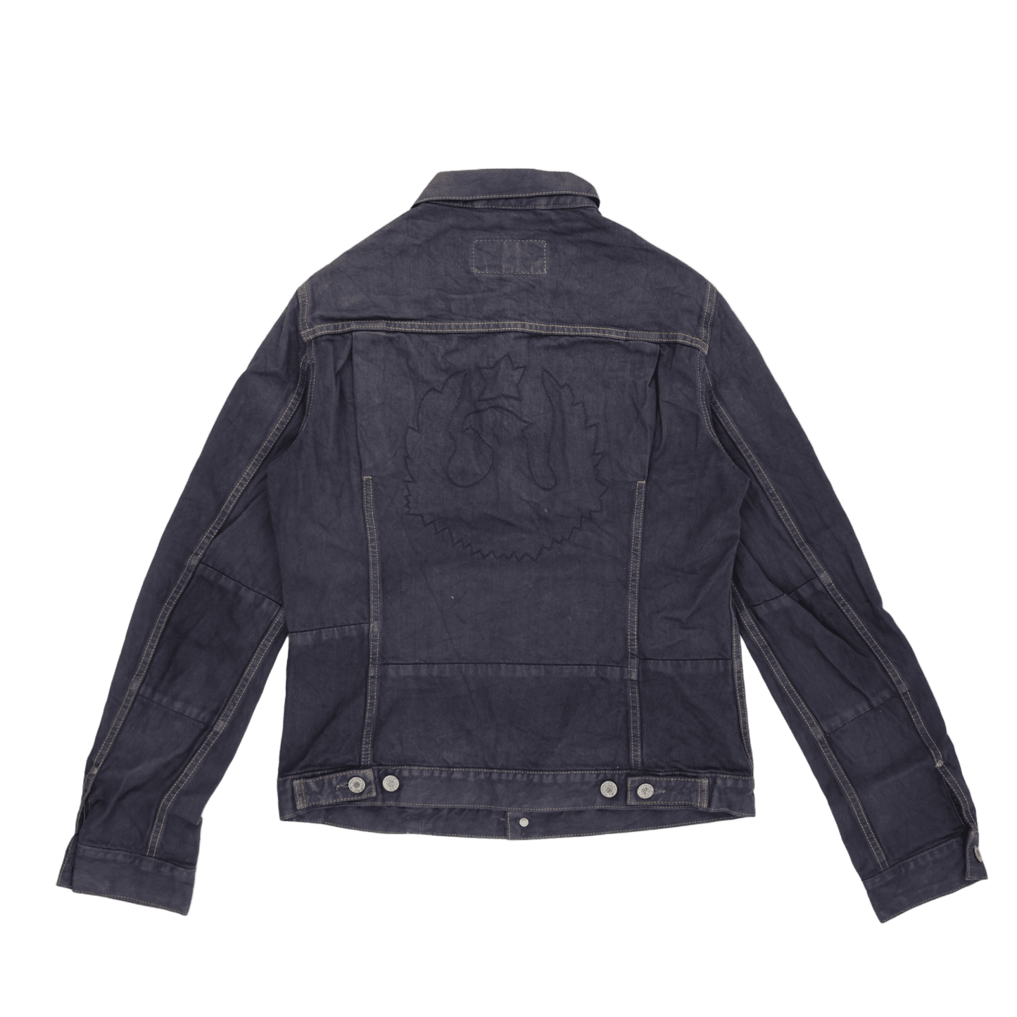 Levi's Vintage Indigo Denim Trucker Jacket Large Cotton Denim Collared
