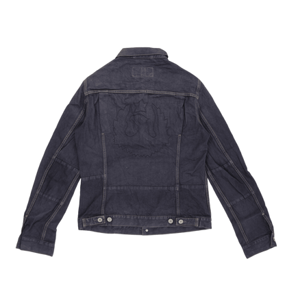 Levi's Vintage Indigo Denim Trucker Jacket Large Cotton Denim Collared