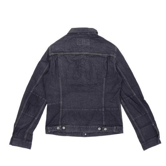 Levi's Vintage Indigo Denim Trucker Jacket Large Cotton Denim Collared