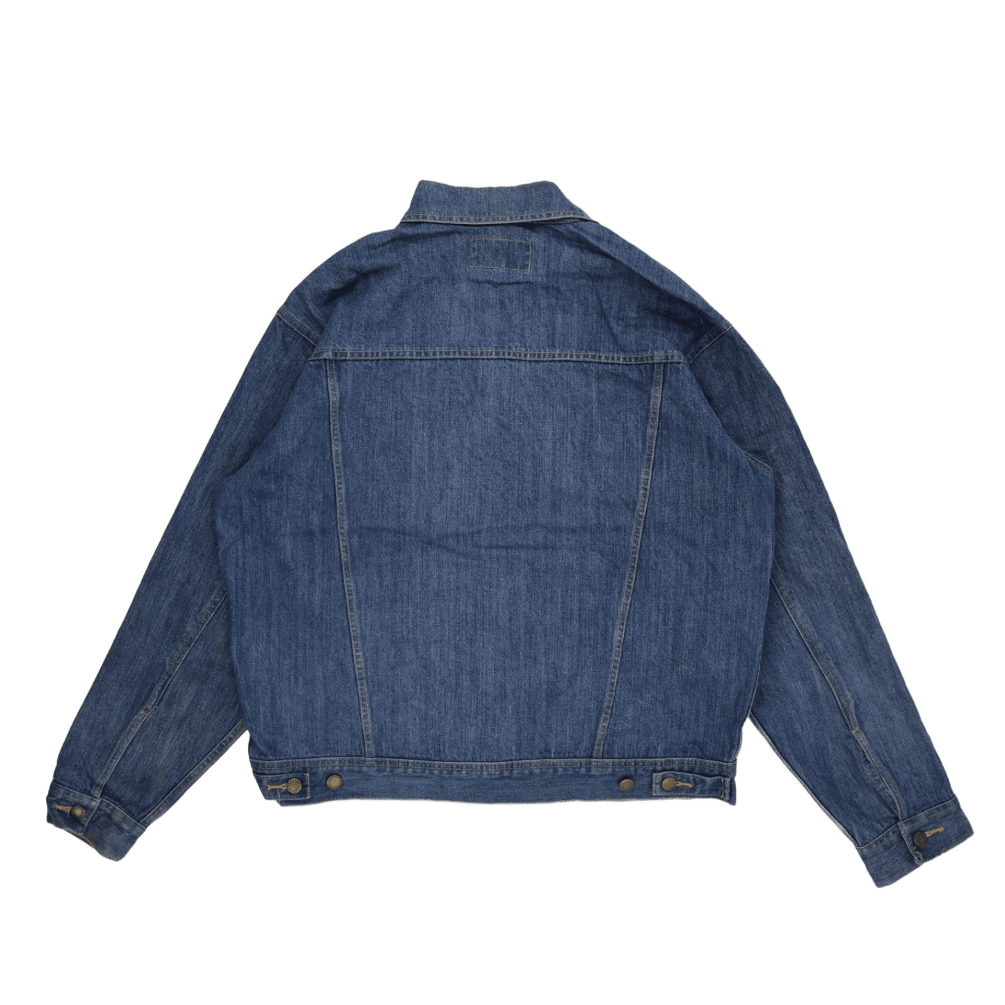 Wrangler Vintage Blue Denim Jacket Men's Large 100% Cotton Collared