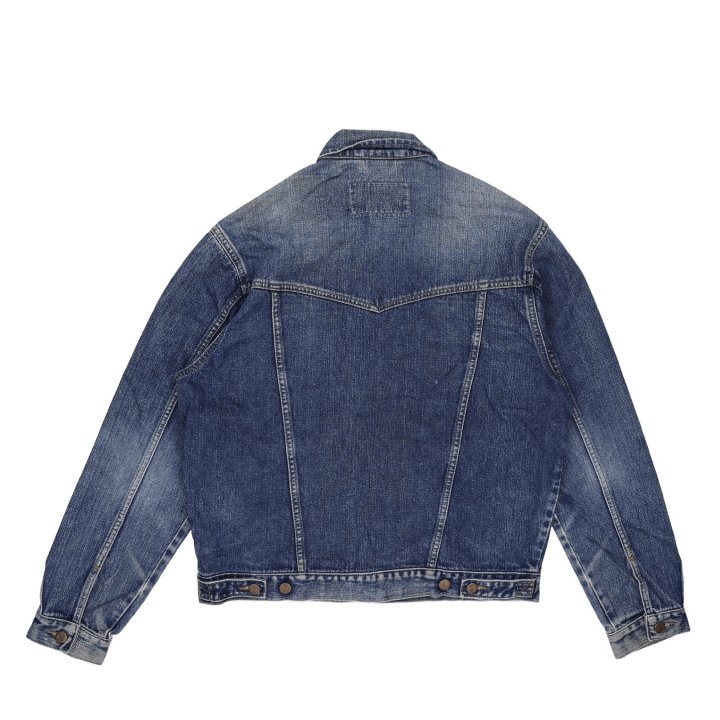 Wrangler Vintage Western Blue Denim Jacket Size Small Cotton