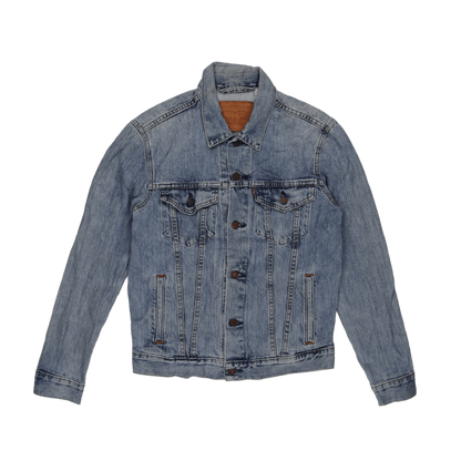 Levi's Vintage Light Blue Denim Trucker Jacket Size Small Cotton