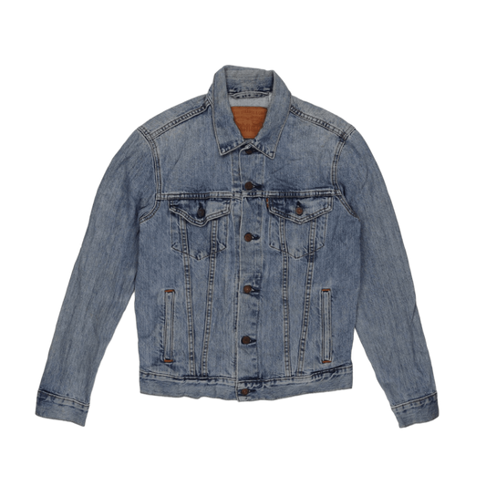 Levi's Vintage Light Blue Denim Trucker Jacket Size Small Cotton