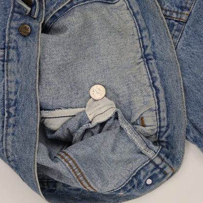 Lee Vintage Trucker Denim Jacket Washed Blue XL 100 Percent Cotton