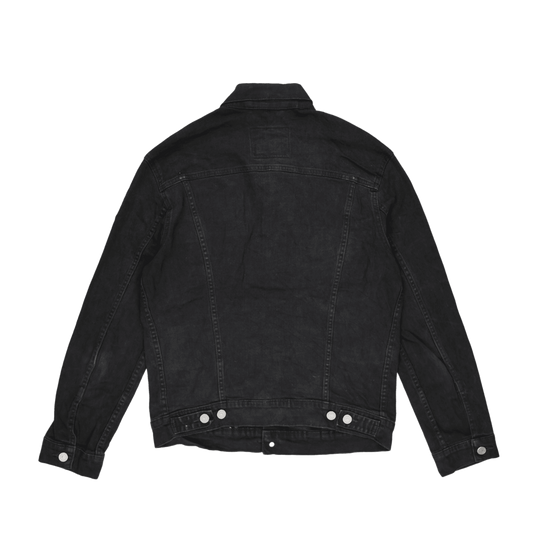 Levi's Black Vintage Trucker Jacket for Men Size Large 100% Cotton