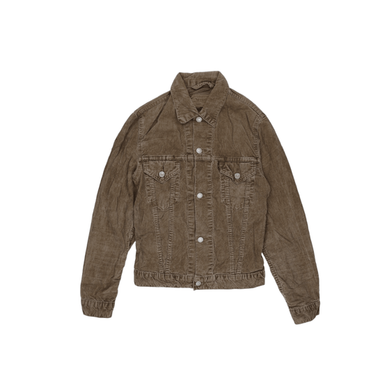 Levi's 70500 Brown Corduroy Trucker Jacket Small 70% Cotton 30% Polyester Vintage