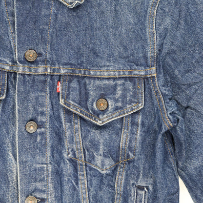 Levi's Vintage 70506 Denim Trucker Jacket Indigo Blue Size 36R 100 Cotton