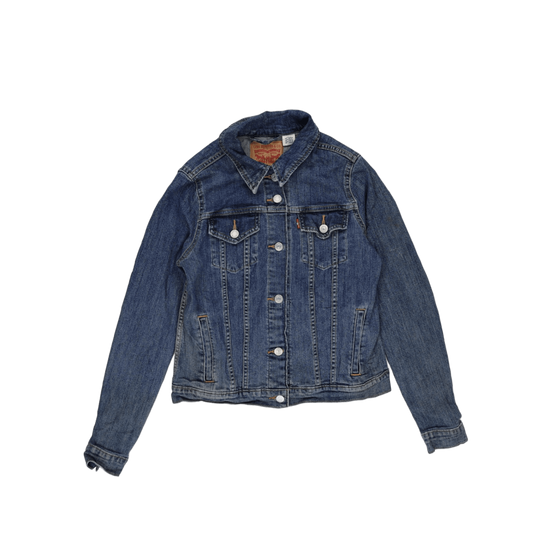 Levi's Vintage Blue Denim Jacket Medium Cotton Collared