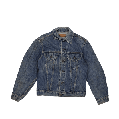 Levi's Vintage Blue Denim Trucker Jacket Size Large 100% Cotton