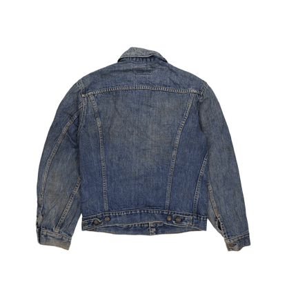 Levi's Vintage Blue Denim Trucker Jacket Size Large 100% Cotton