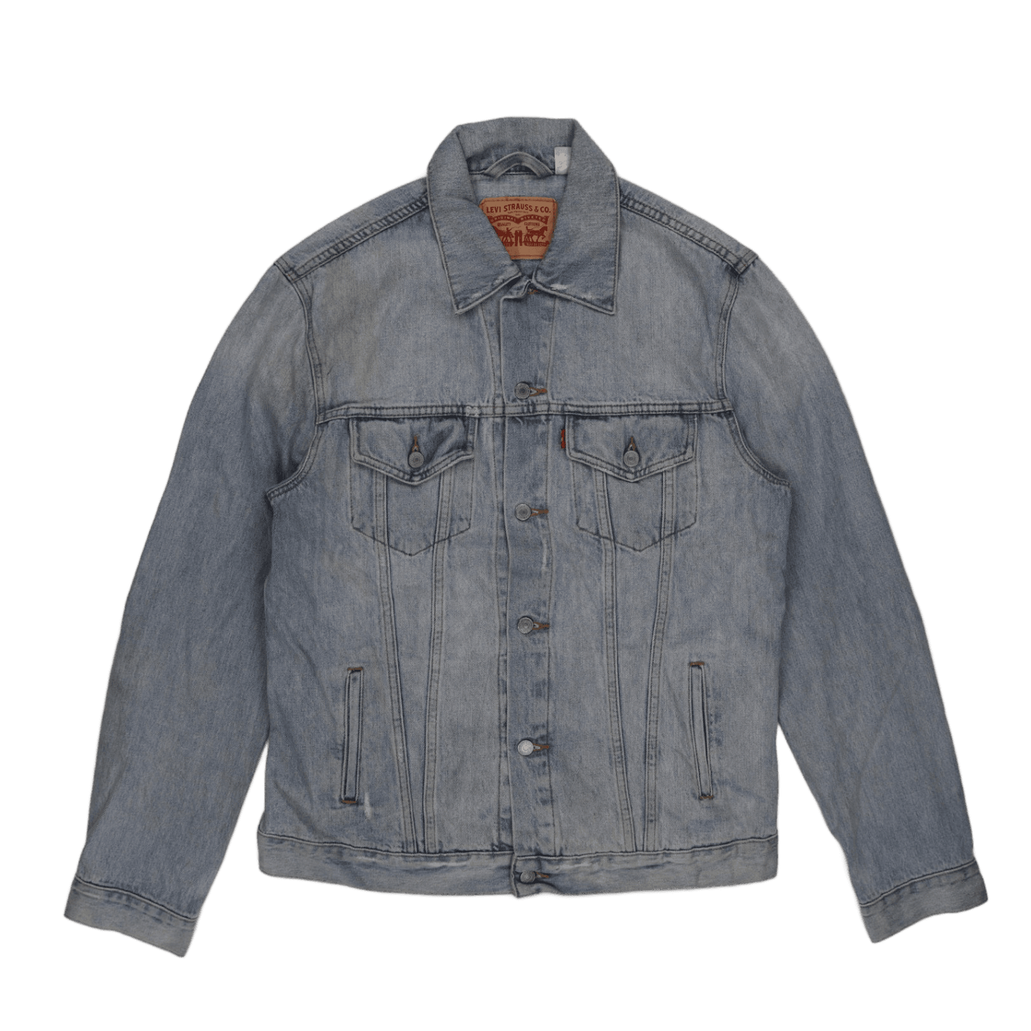 Levi's Light Blue Denim Trucker Jacket Men's Large Cotton Vintage