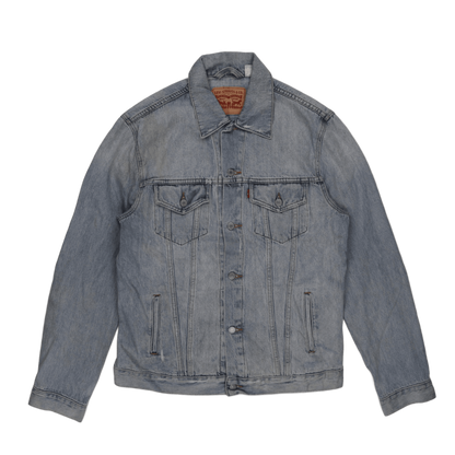 Levi's Light Blue Denim Trucker Jacket Men's Large Cotton Vintage