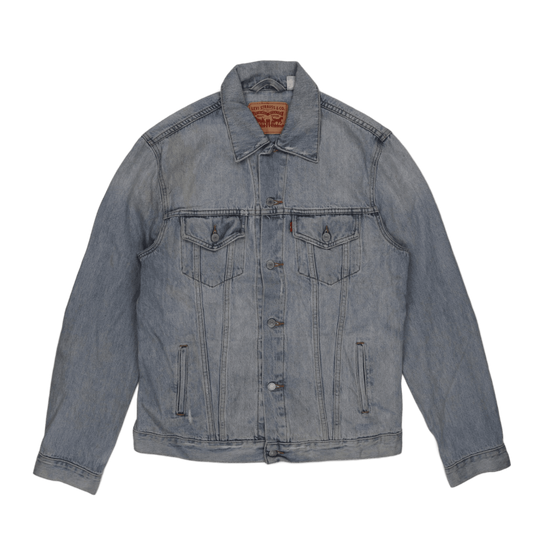 Levi's Light Blue Denim Trucker Jacket Men's Large Cotton Vintage