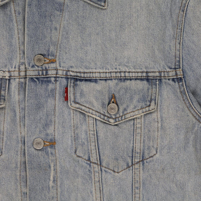Levi's Light Blue Denim Trucker Jacket Men's Large Cotton Vintage