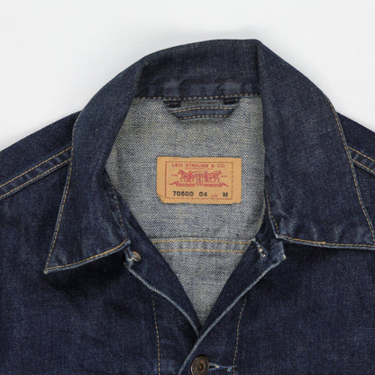 Levi's Vintage 70500-04 Denim Trucker Jacket Indigo Medium Cotton