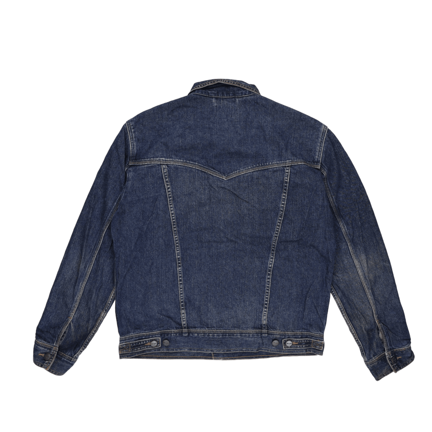 Wrangler Vintage Denim Jacket Classic Blue XL Cotton Men's