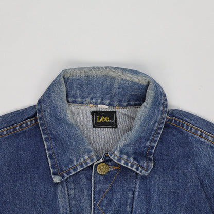 Lee Vintage Blue Denim Jacket Unisex Large Cotton