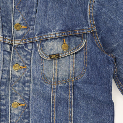 Lee Vintage Blue Denim Jacket Unisex Large Cotton