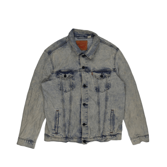 Levi's Light Blue Vintage Denim Jacket Size L Cotton Denim Collared