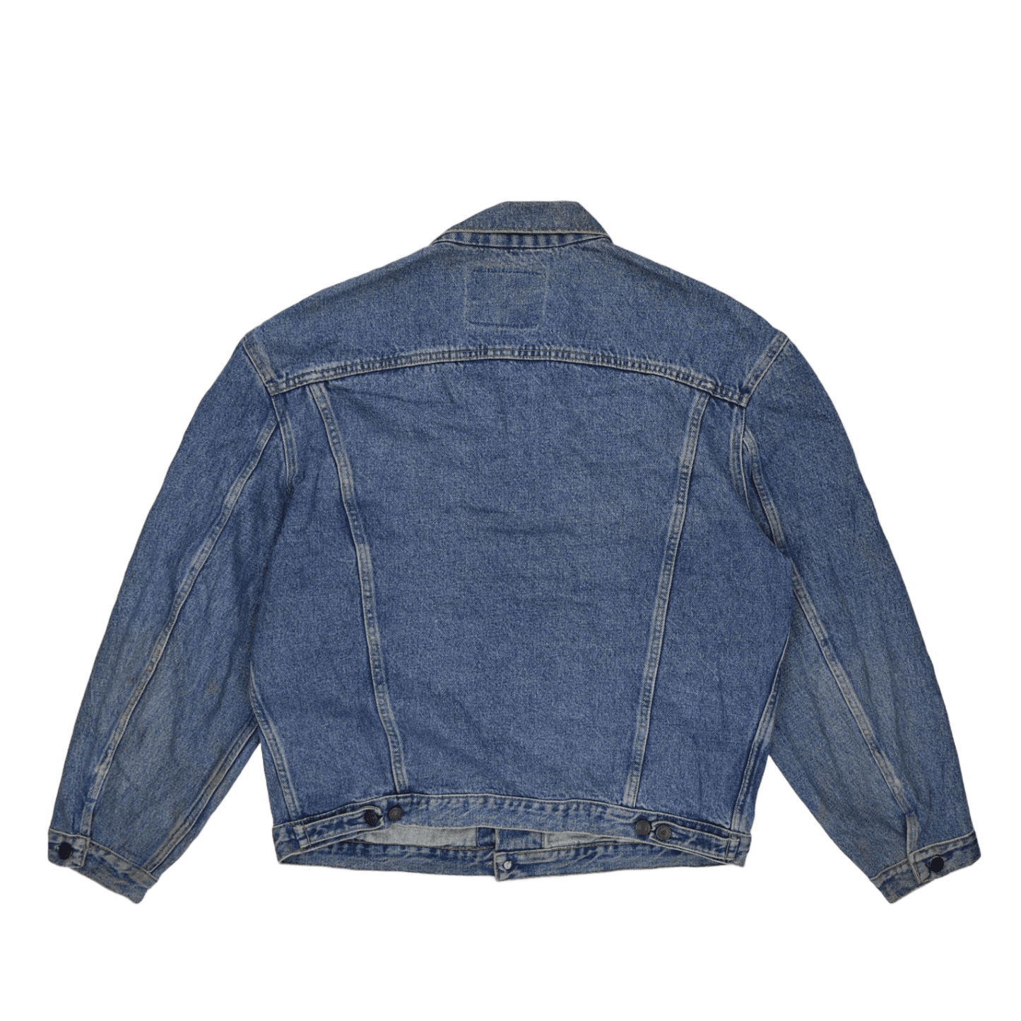 Levi's Vintage Blue Denim Trucker Jacket XL 100% Cotton Collared