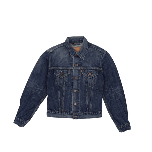 Levi's 70590 Vintage Blue Denim Trucker Jacket Small Cotton