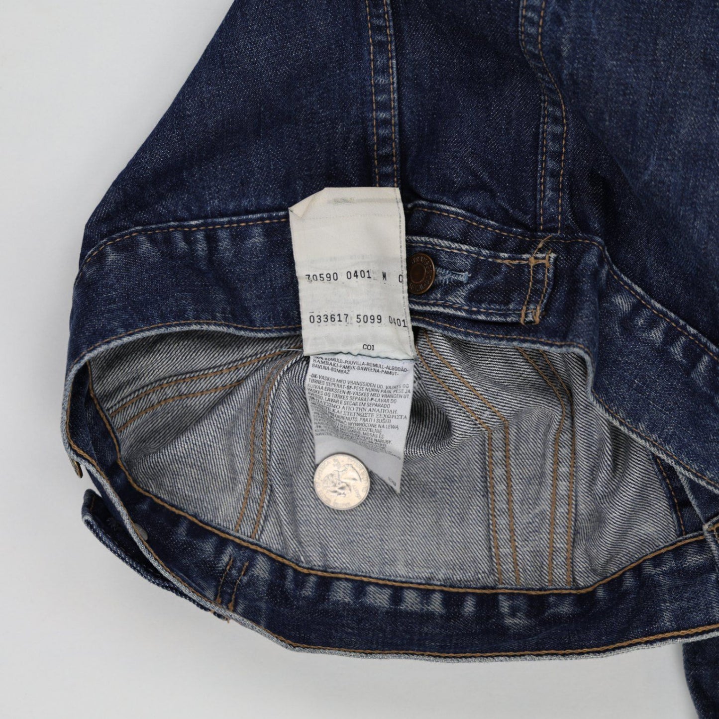 Levi's Vintage Classic Blue Denim Jacket Women's Medium Cotton