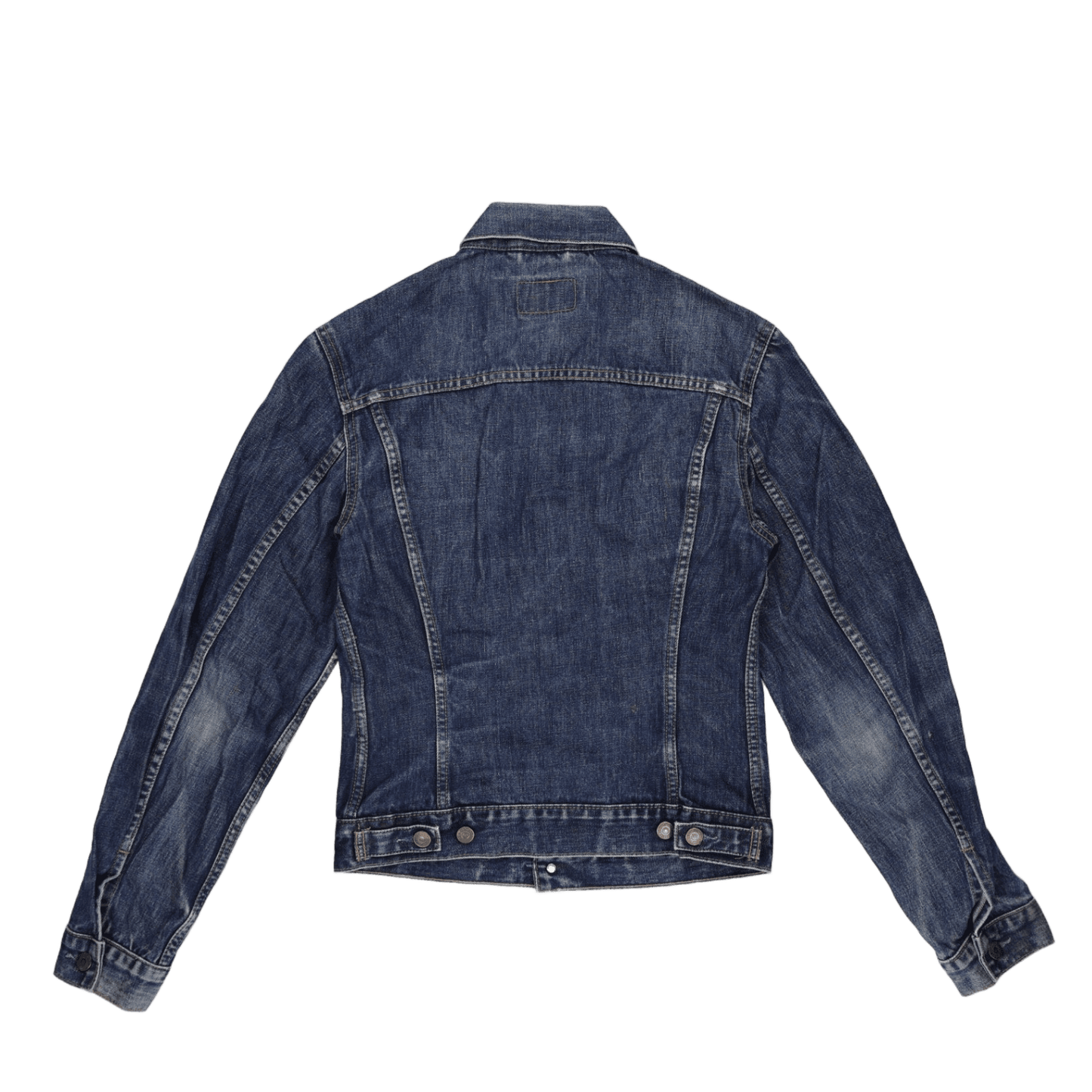 Levi's Blue Denim Trucker Jacket Medium Girls Vintage Cotton