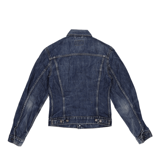 Levi's Blue Denim Trucker Jacket Medium Girls Vintage Cotton