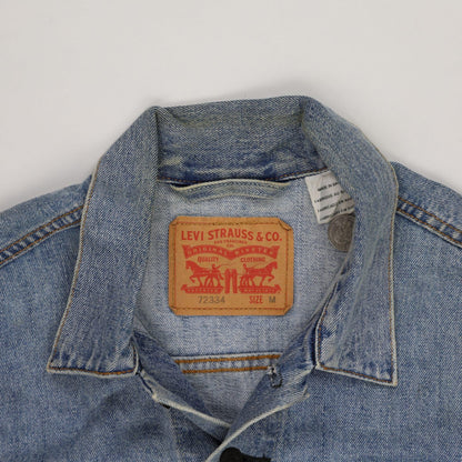 Levi's 72334 Blue Denim Trucker Jacket Men's Medium Cotton Vintage
