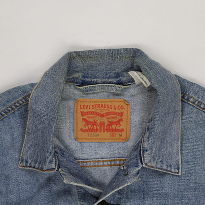 Levi's 72334 Blue Denim Trucker Jacket Men's Medium Cotton Vintage