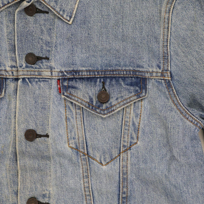 Levi's 72334 Blue Denim Trucker Jacket Men's Medium Cotton Vintage