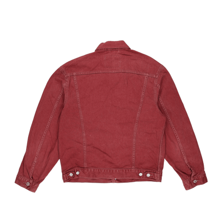 Levi's Red Denim Trucker Jacket Medium Cotton Vintage