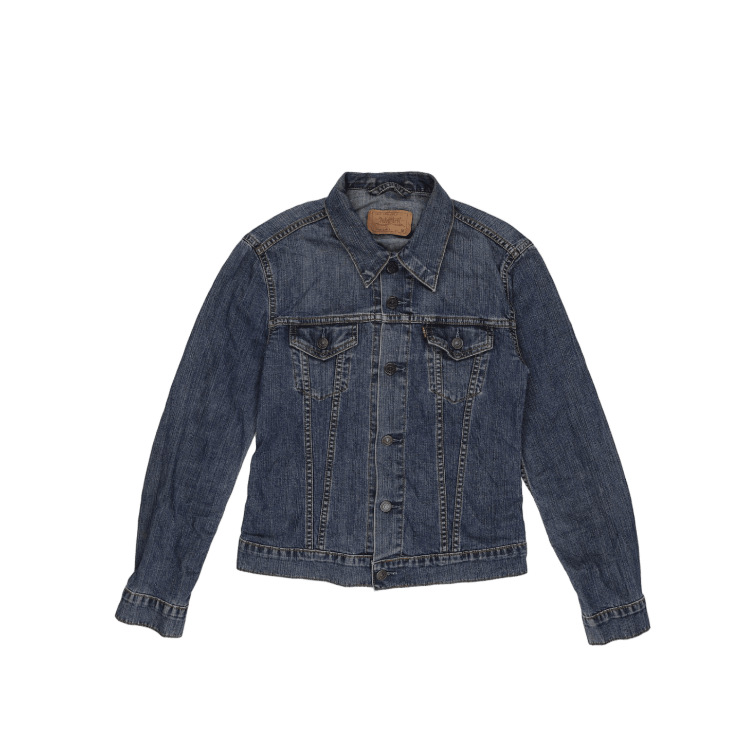 Levi's Women's Vintage Denim Jacket Medium Blue Size M Cotton Collared