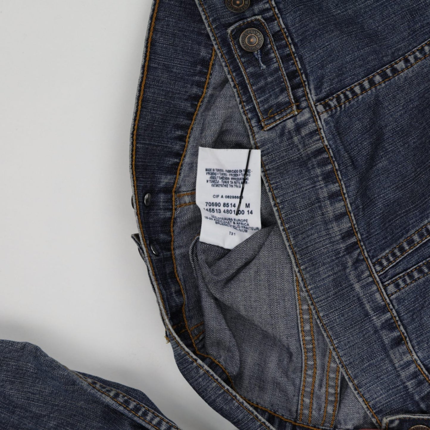 Levi's Women's Vintage Denim Jacket Medium Blue Size M Cotton Collared
