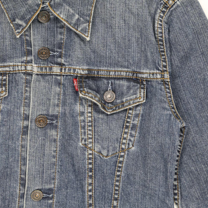 Levi's Women's Vintage Denim Jacket Medium Blue Size M Cotton Collared