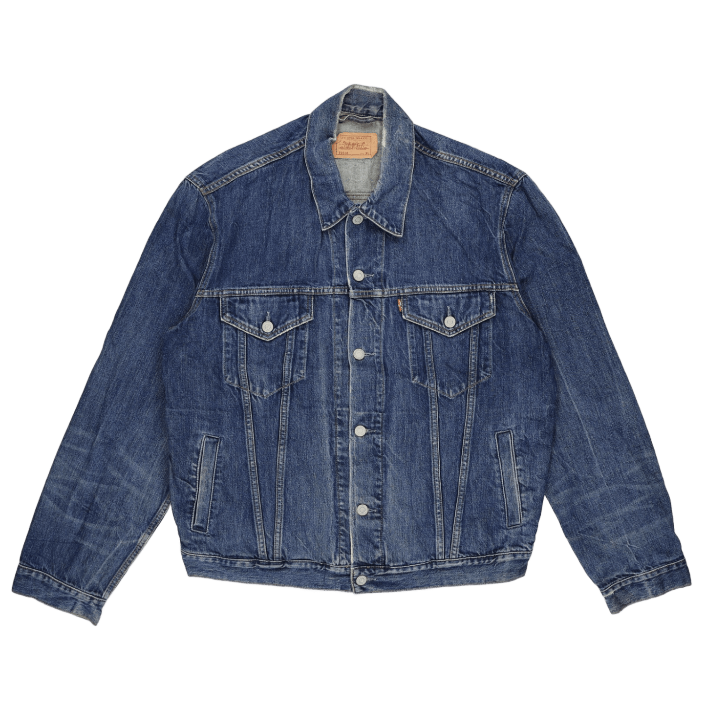 Levi's Vintage Denim Trucker Jacket Blue XL Cotton